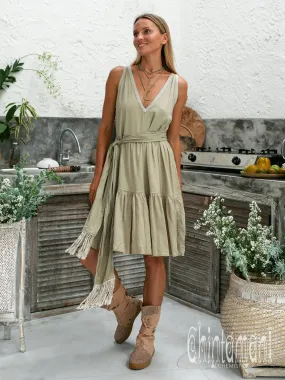 Alma Midi Dress / Sage