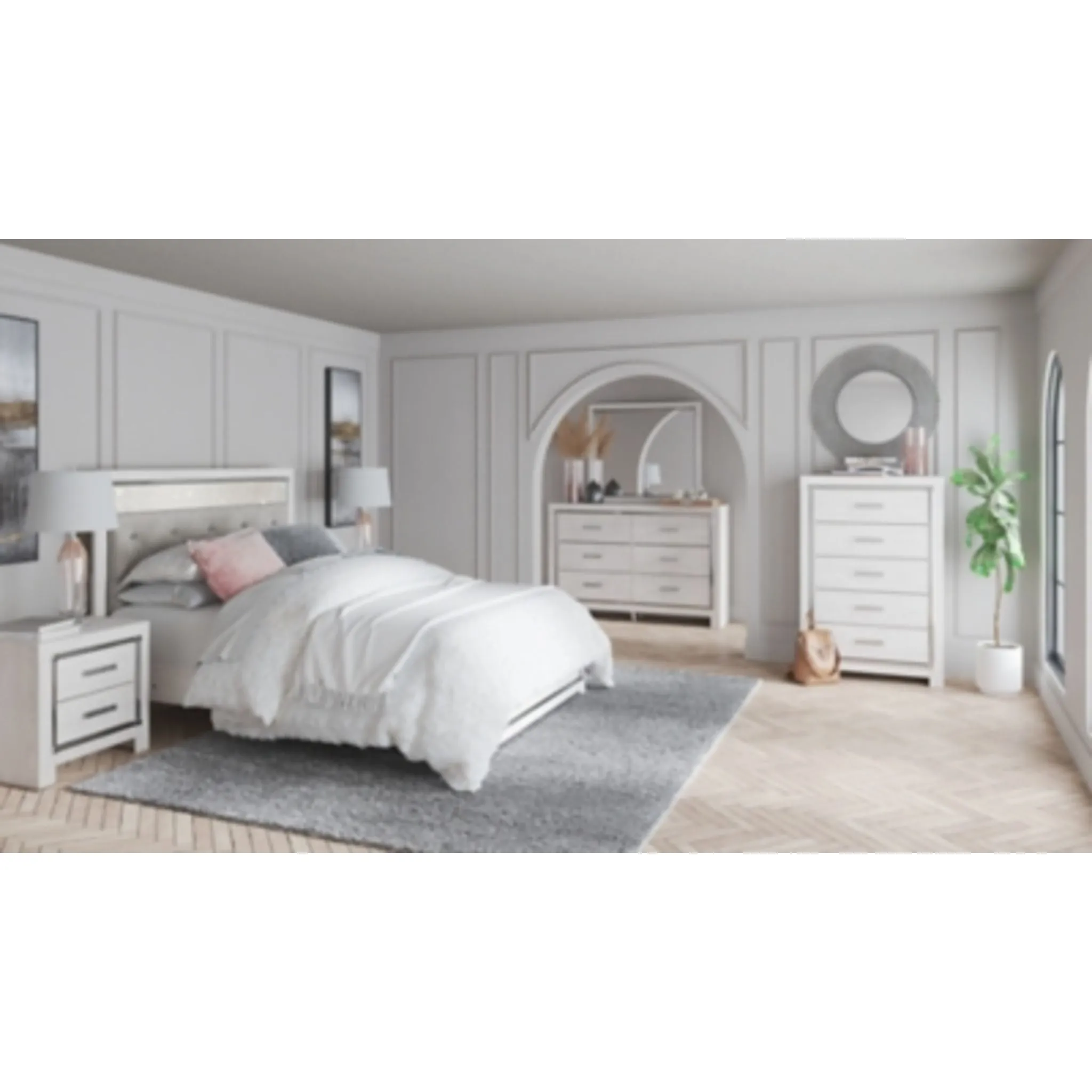 Altyra 5 Piece Panel Bedroom