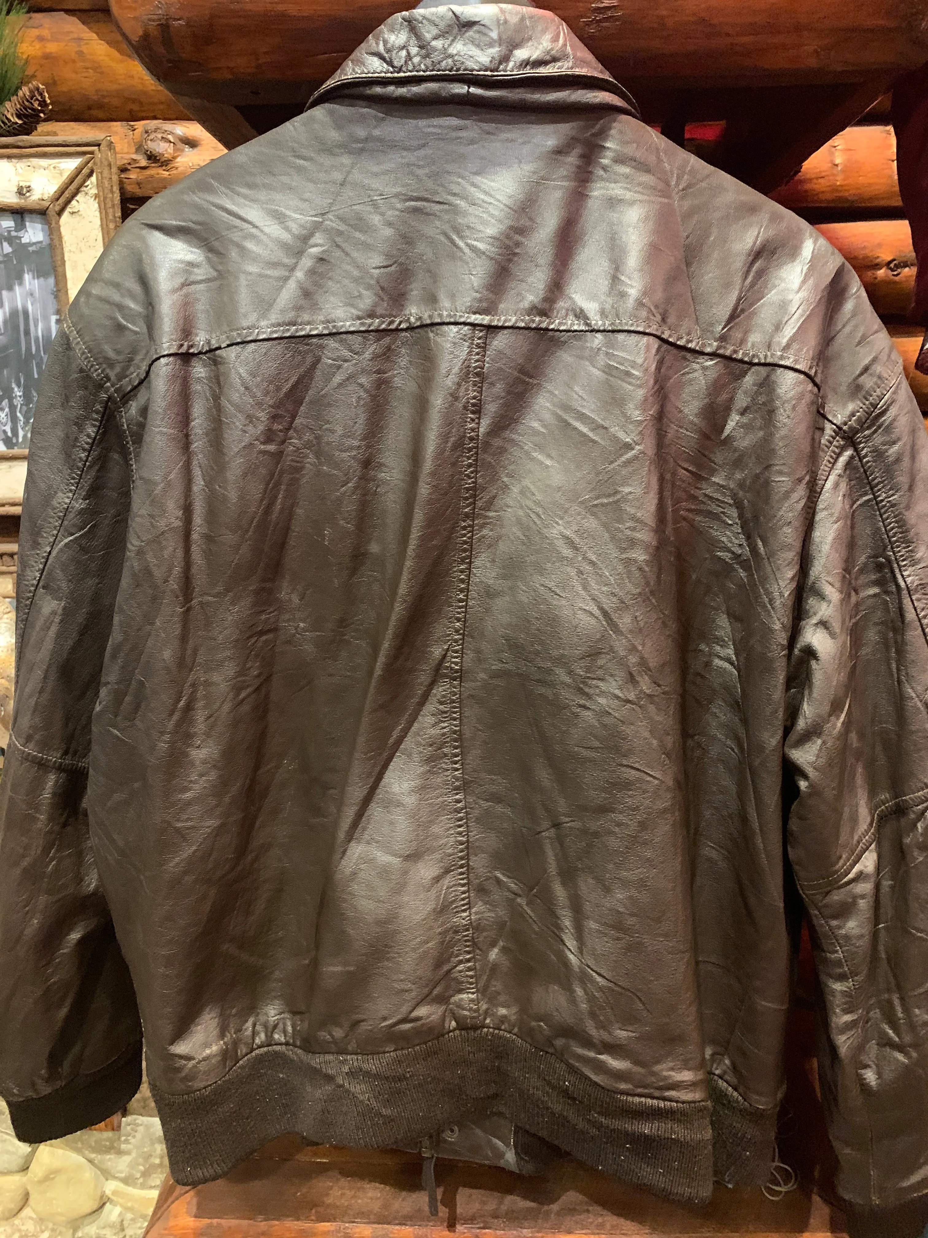 American Born, Van Nuys Type A2 1940s Style Flight Jacket, XL