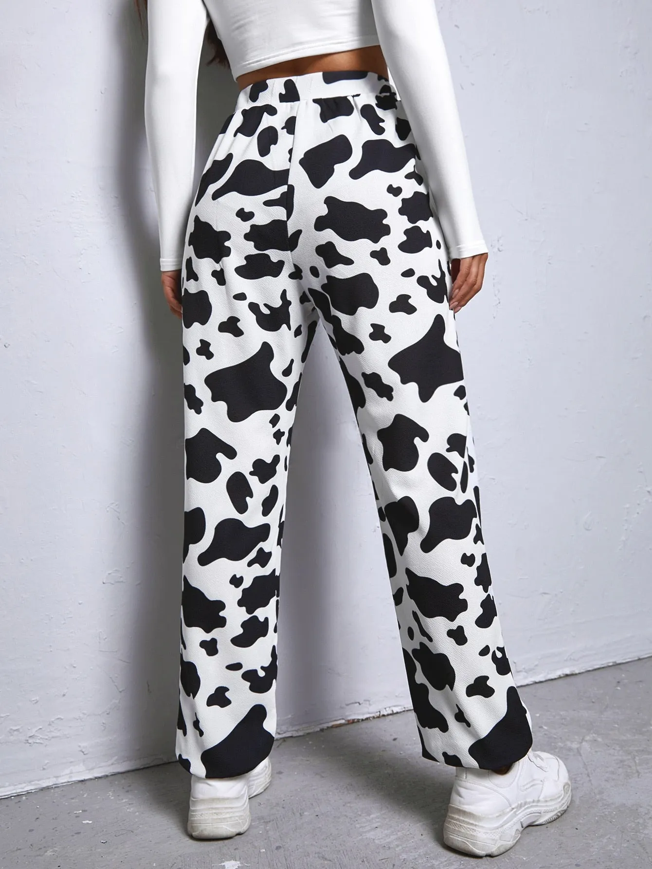 Animal High Waist Long Women Sweatpants