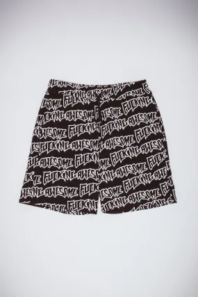 AOP Stamp Sweat Shorts