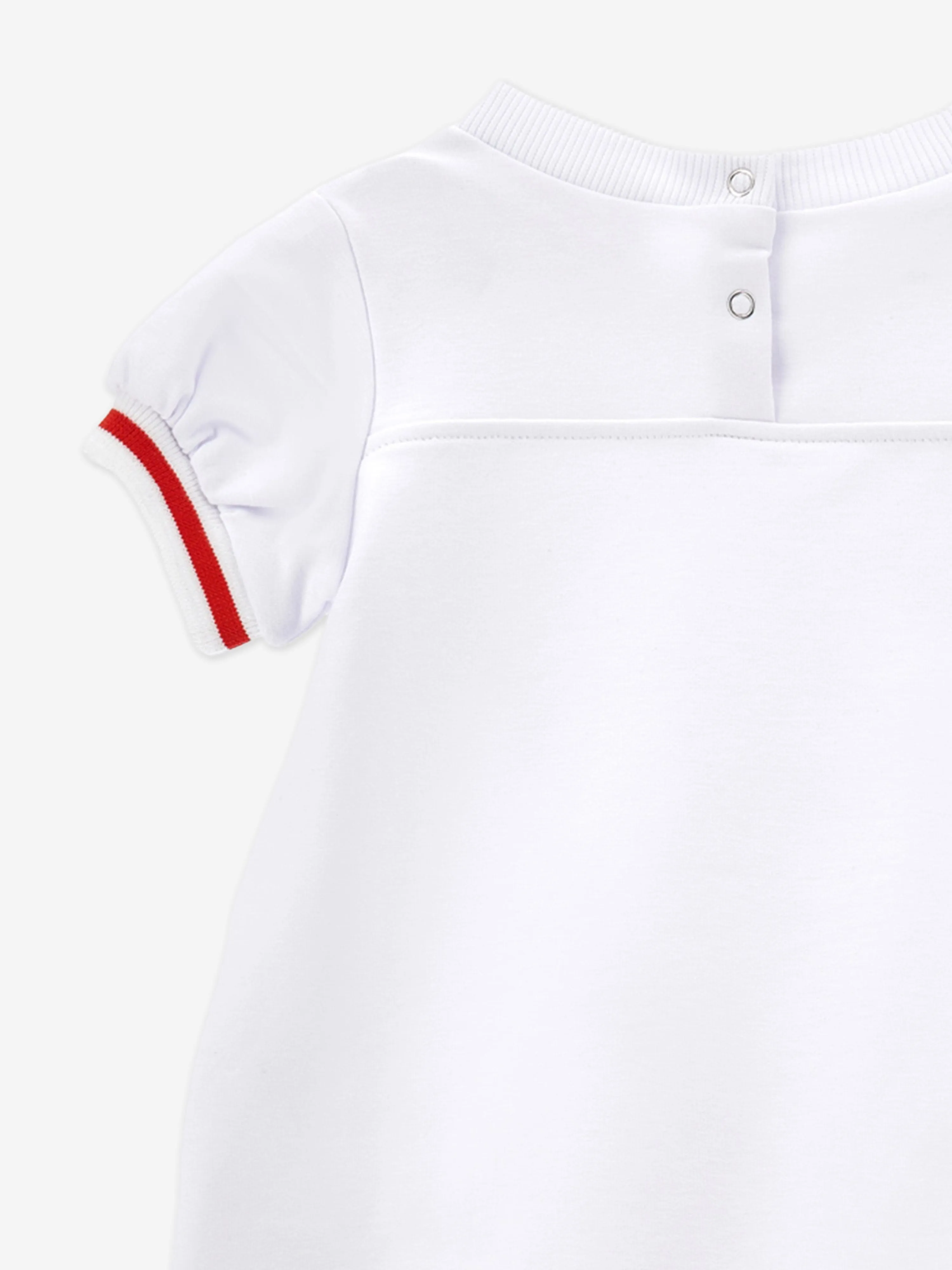 Baby Girls Sweater Dress in White
