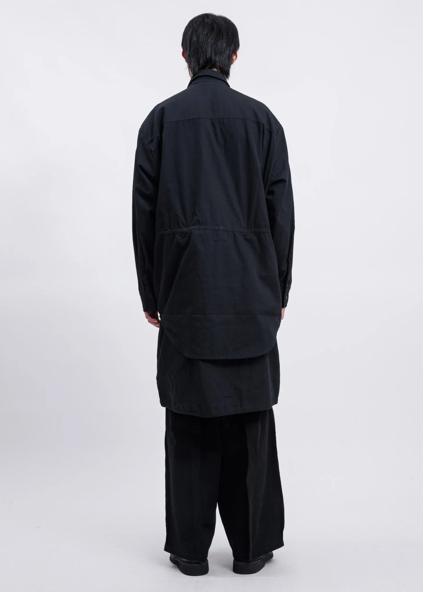 Black Removable Extended Field Jacket