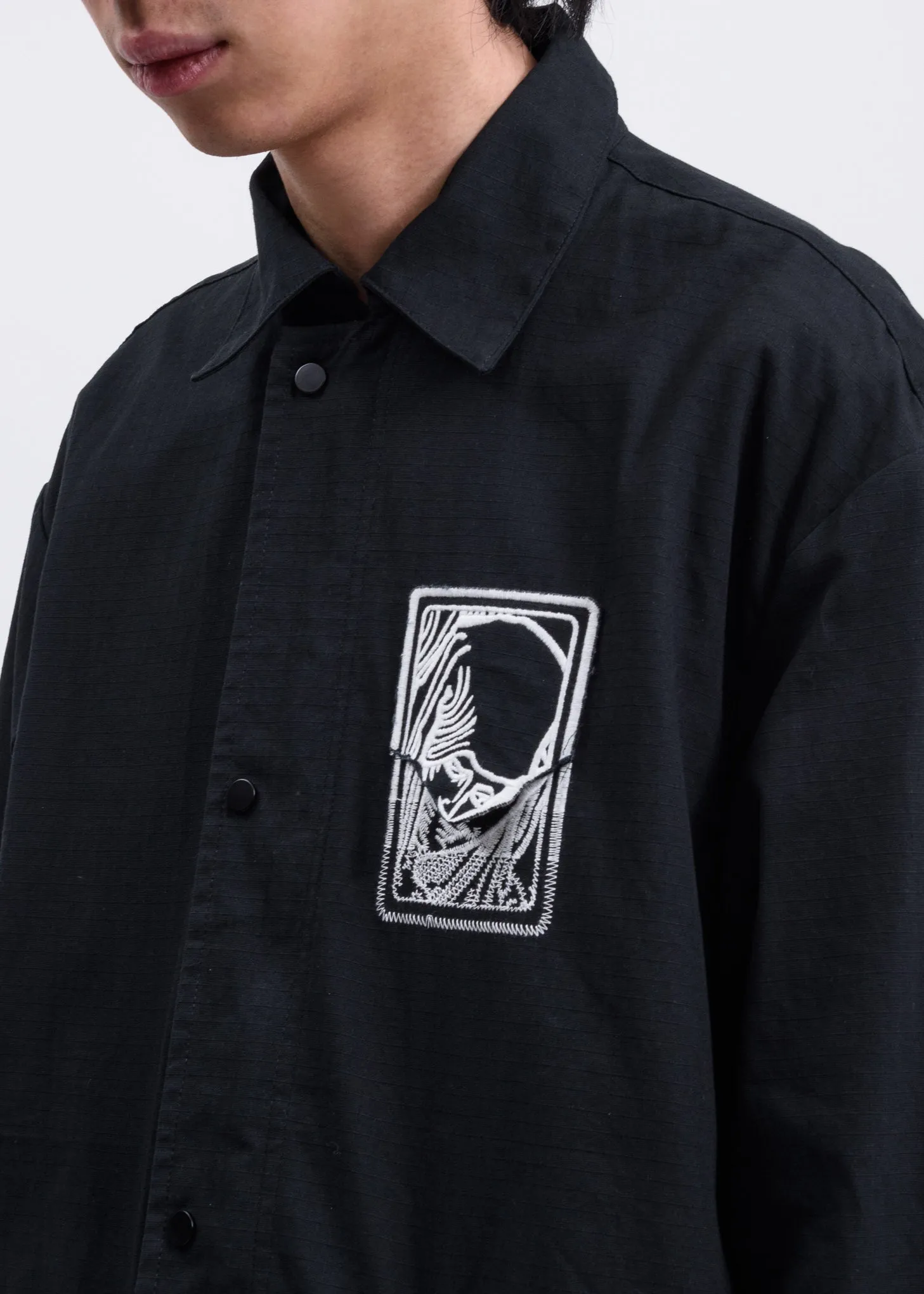Black Removable Extended Field Jacket