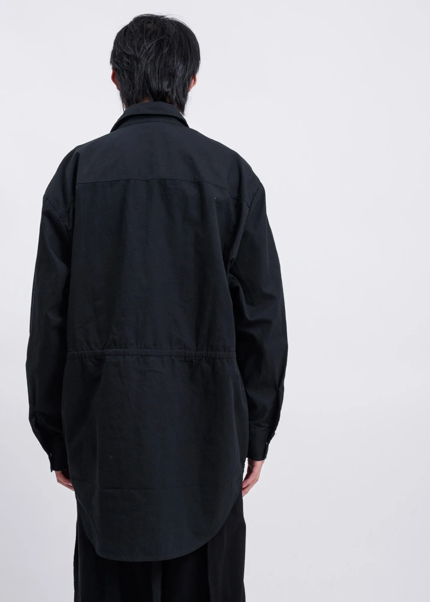 Black Removable Extended Field Jacket