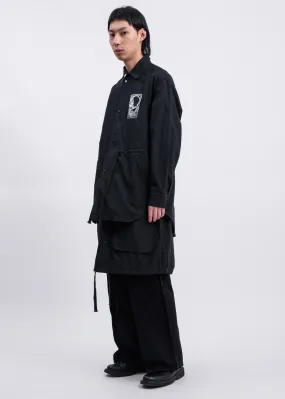 Black Removable Extended Field Jacket