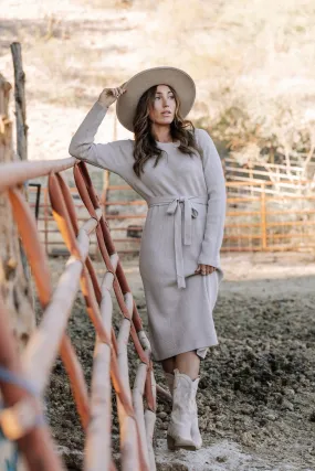 Brooklyn Heavy Weight Waffle Sweater Dress