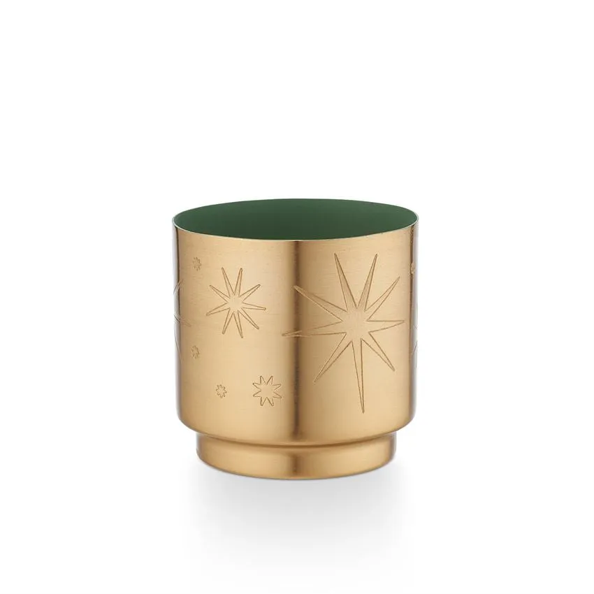 Brushed Starburst Candle