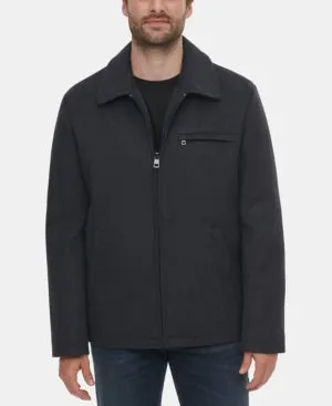 Calvin Klein Men's Wool Hipster Jacket Coat Grey 2XL