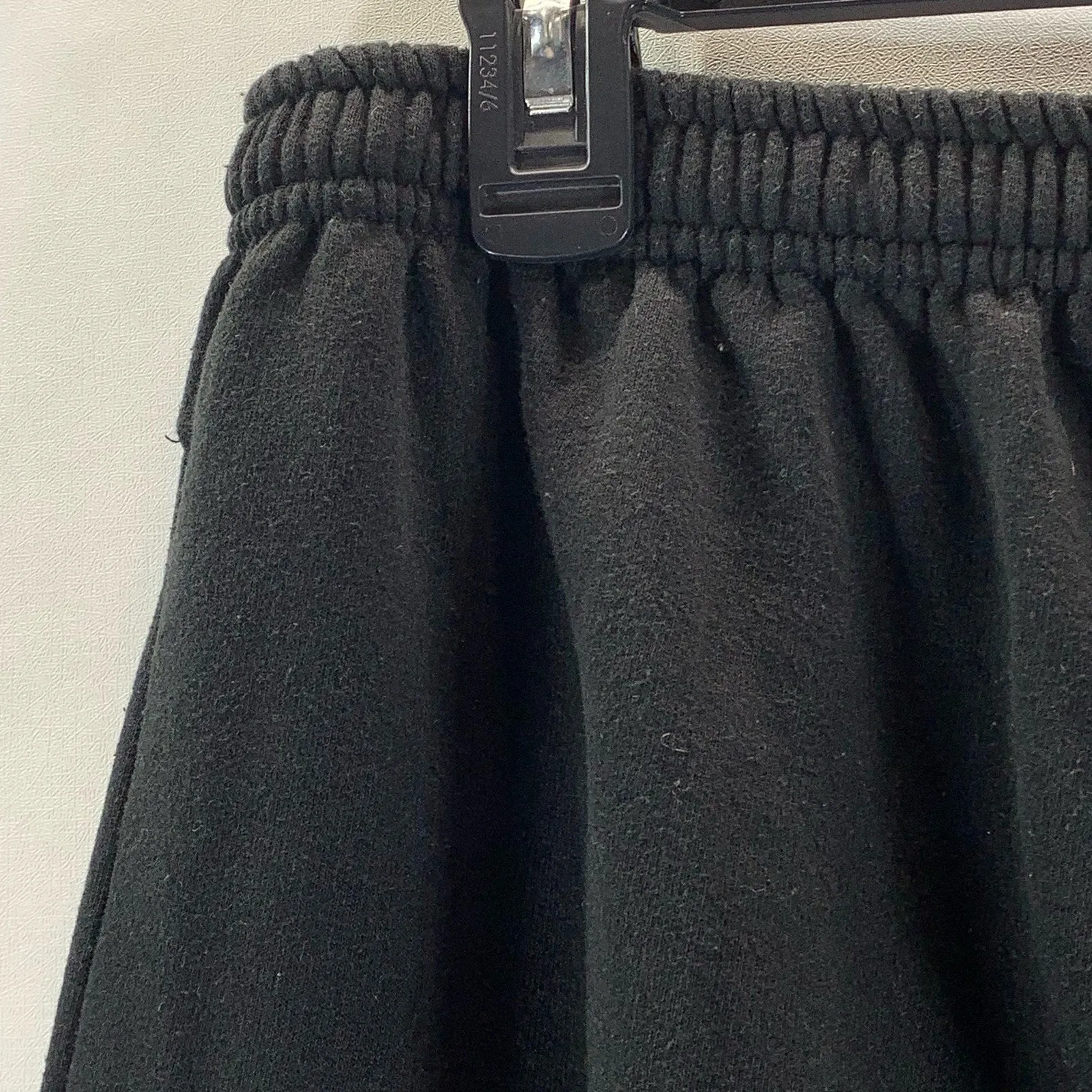 CHAMPION Authentic Men's Solid Black Eco Elastic Waist Pull-On Sweat Pants SZ L