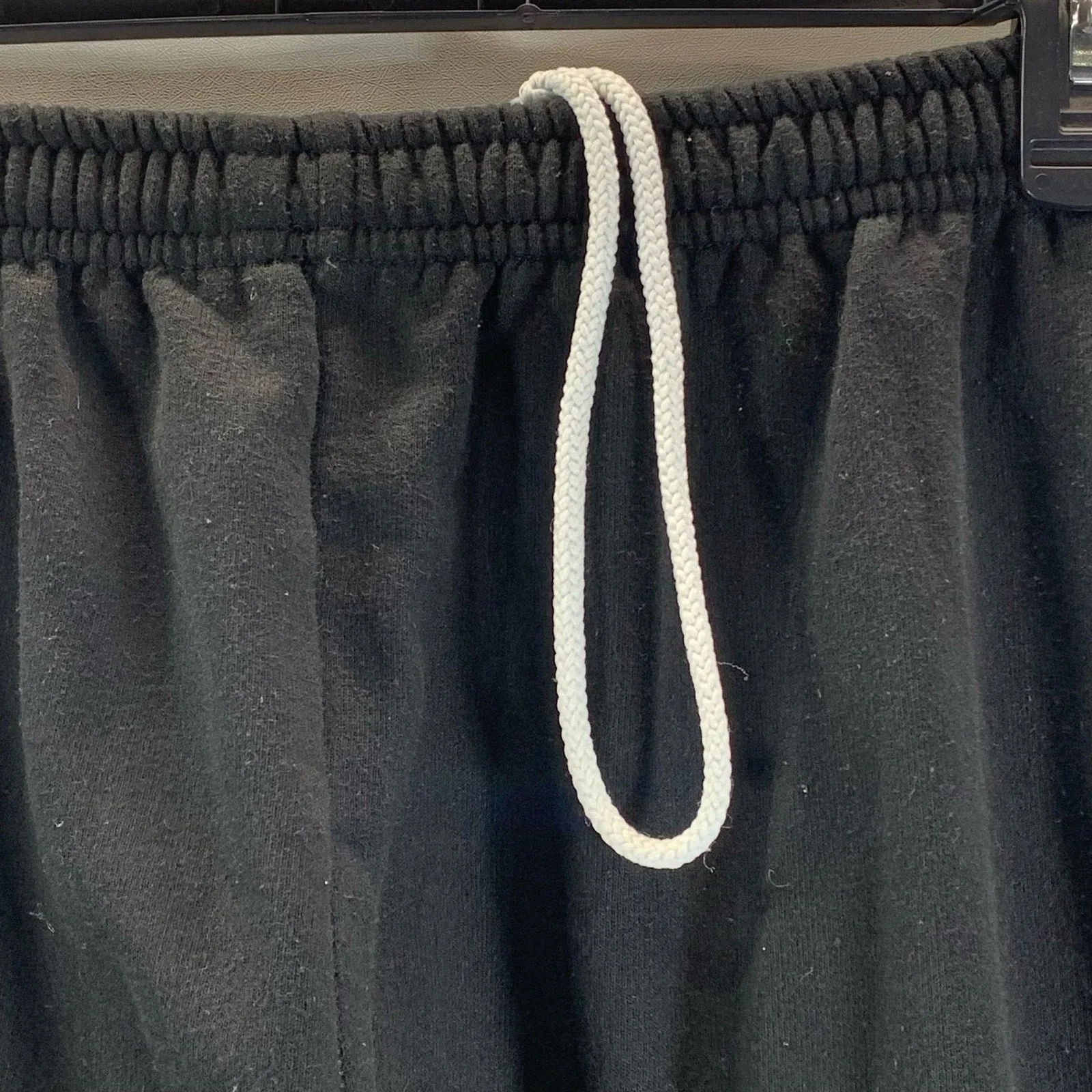CHAMPION Authentic Men's Solid Black Eco Elastic Waist Pull-On Sweat Pants SZ L