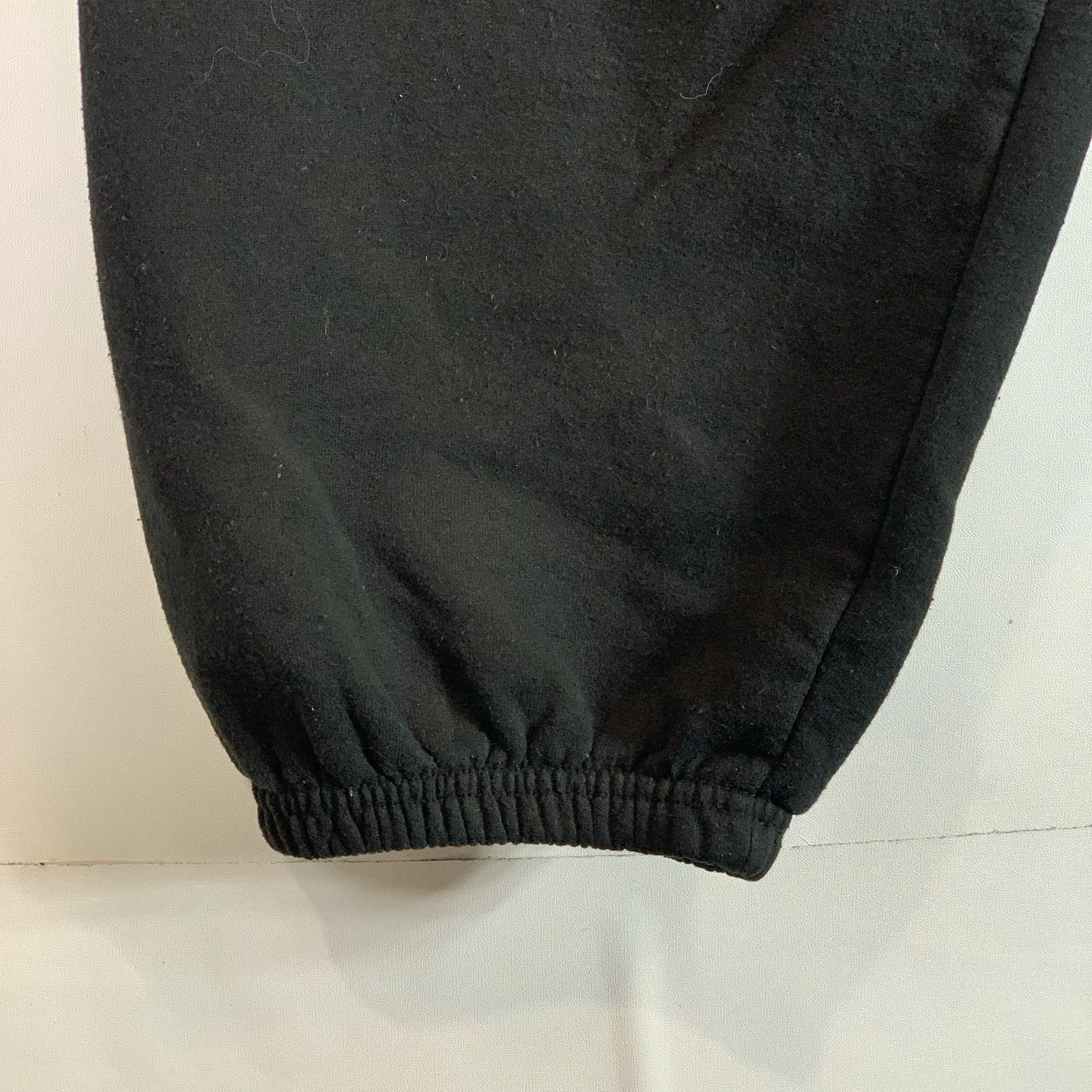 CHAMPION Authentic Men's Solid Black Eco Elastic Waist Pull-On Sweat Pants SZ L