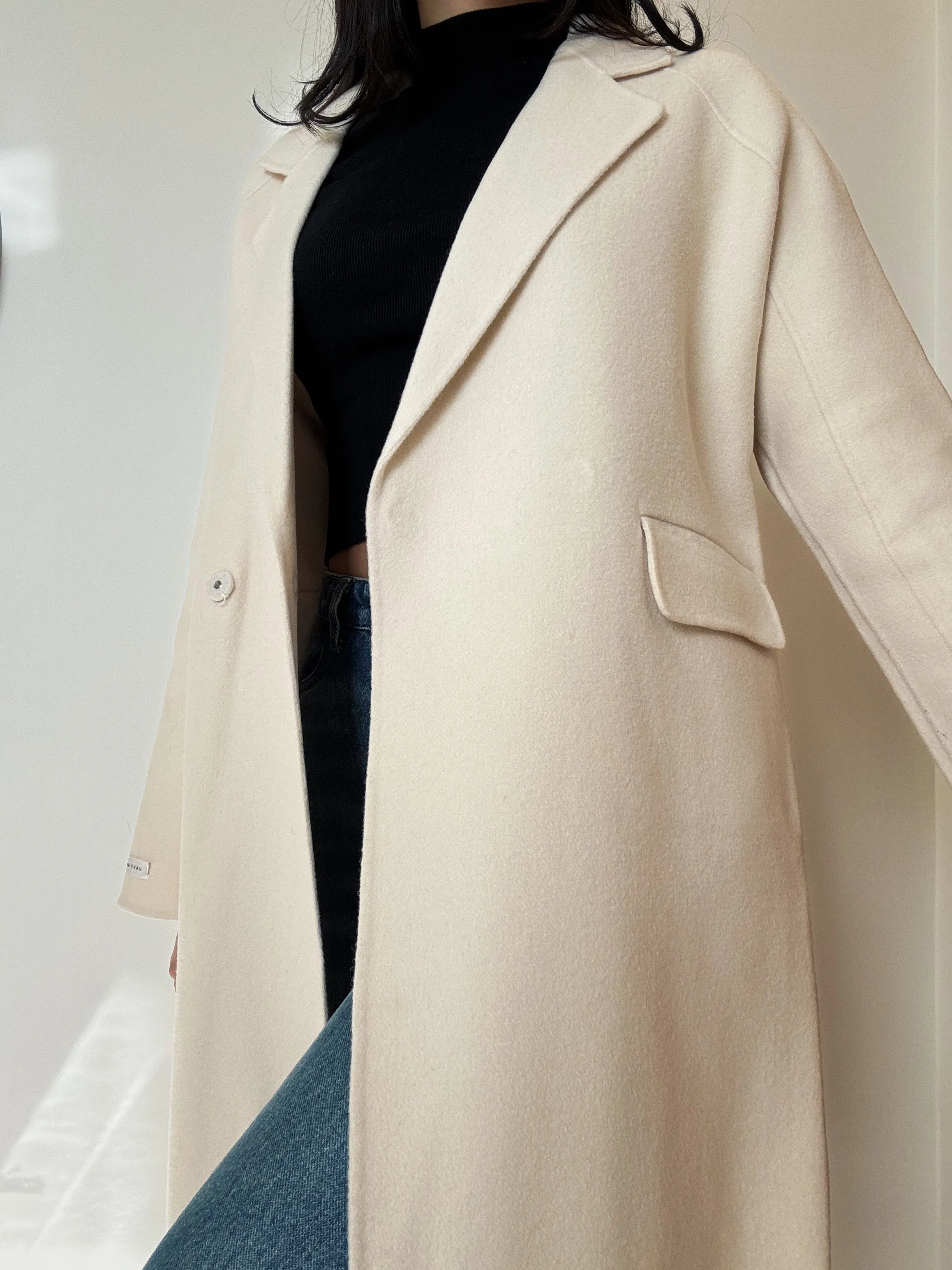 Cream Handmade Coat