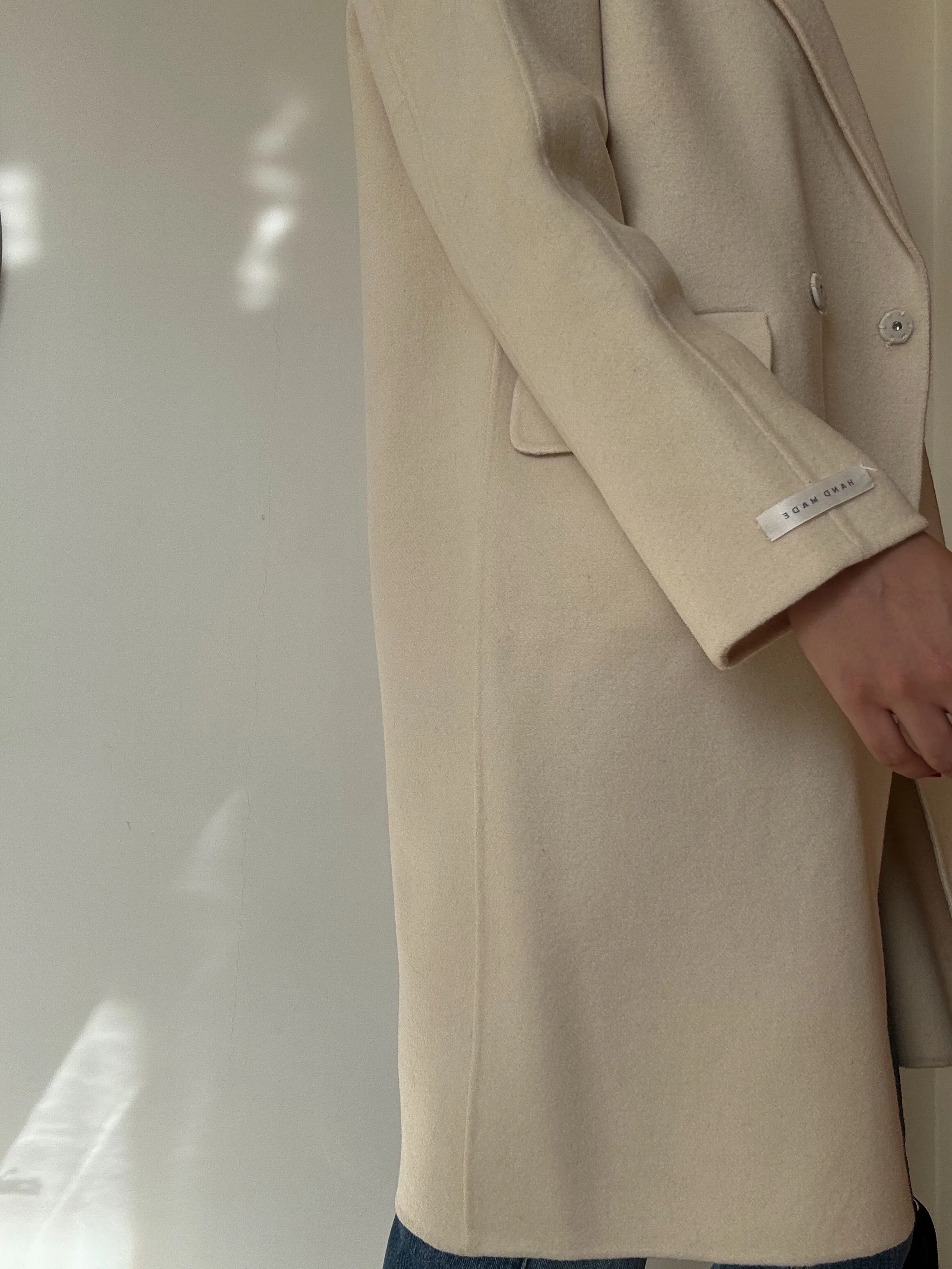 Cream Handmade Coat