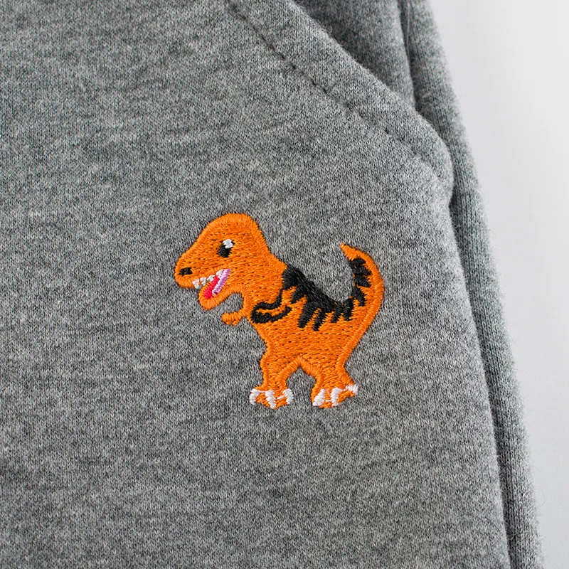 Dinosaur Embroidered Sweatpants