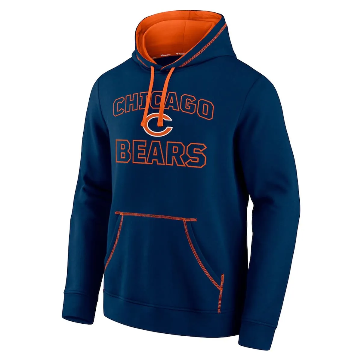 Fanatics NFL Men's Chicago Bears Tiebreaker Fleece Pullover Hoodie