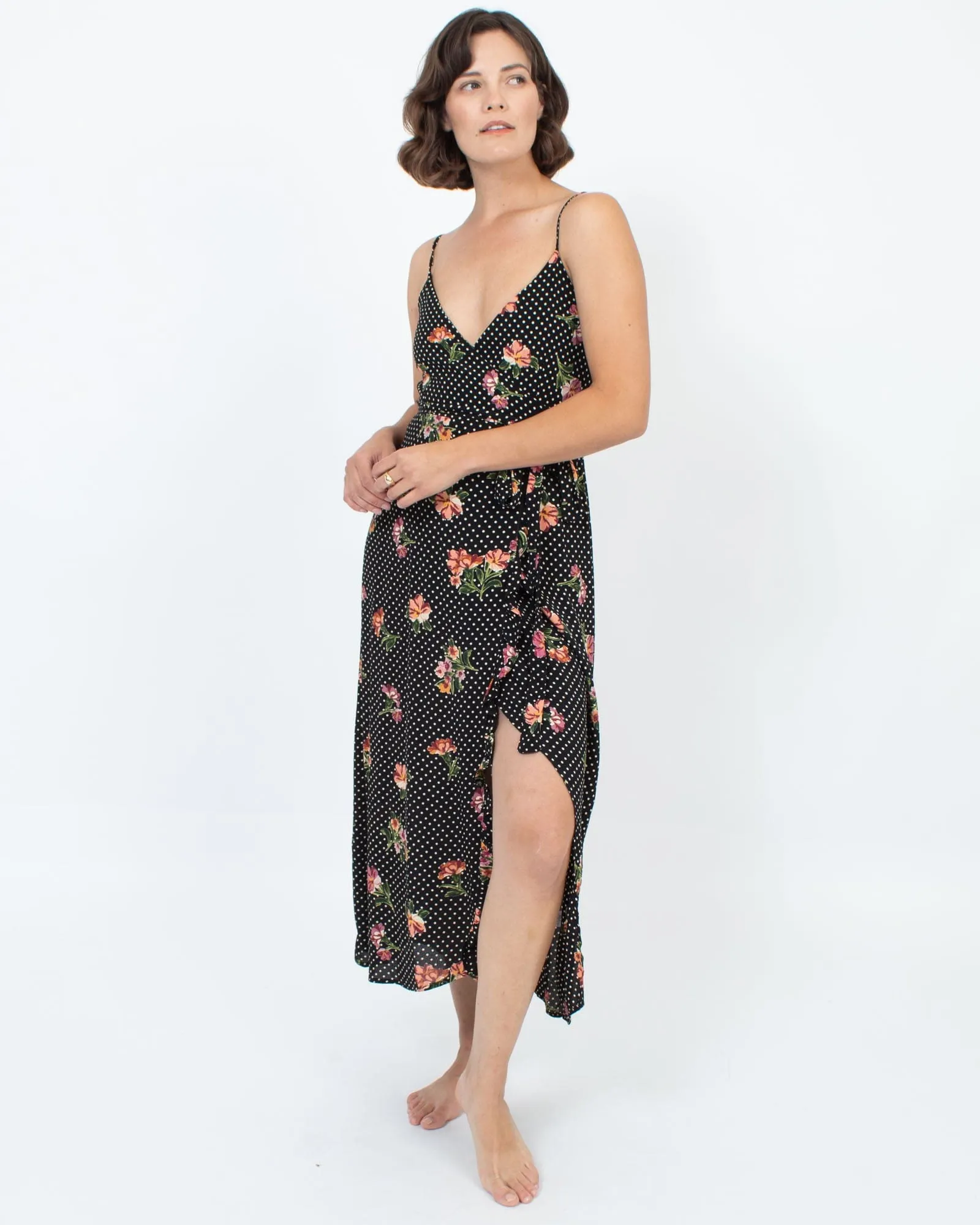 Floral Wrap Dress