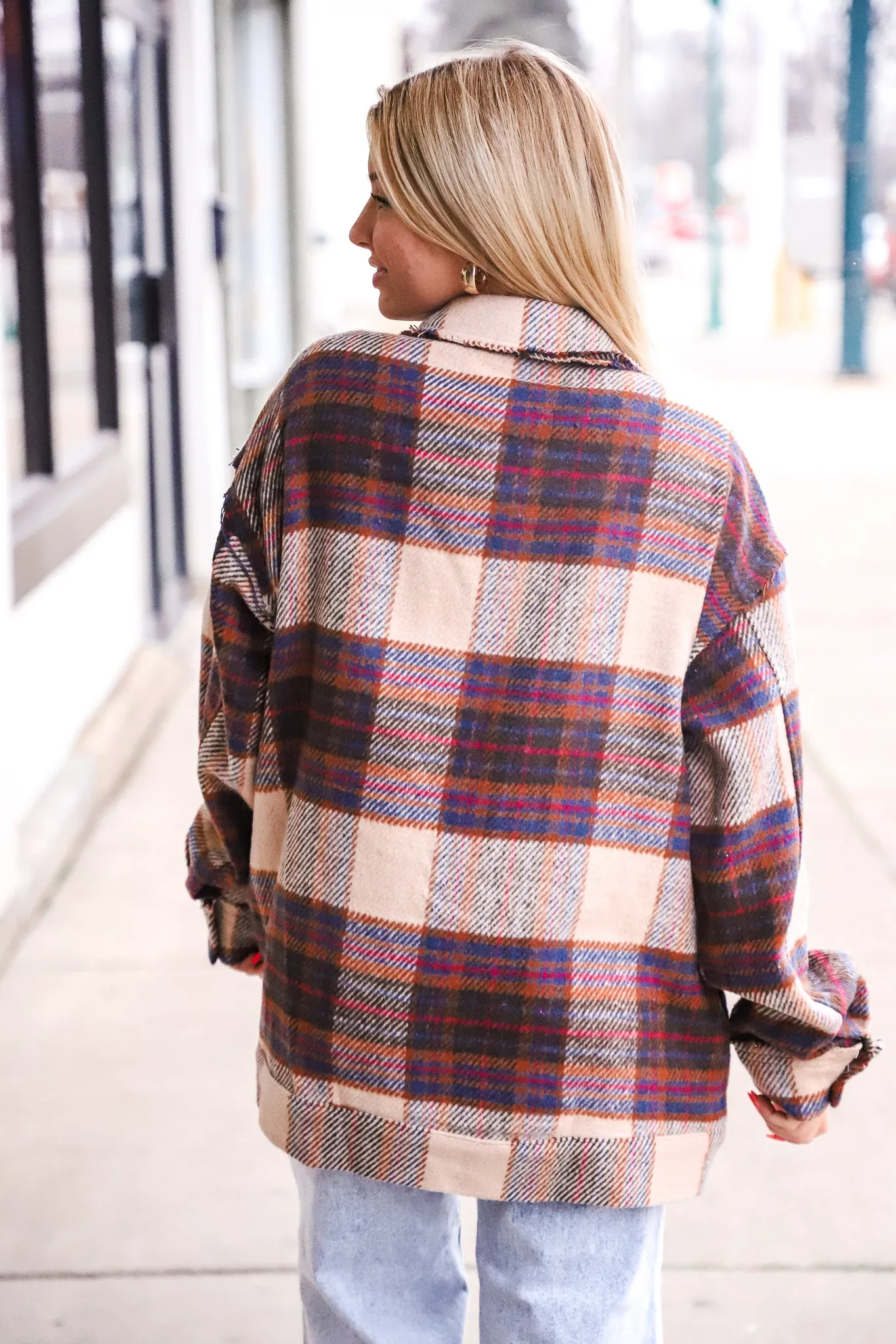 Go Your Own Way Plaid Shacket