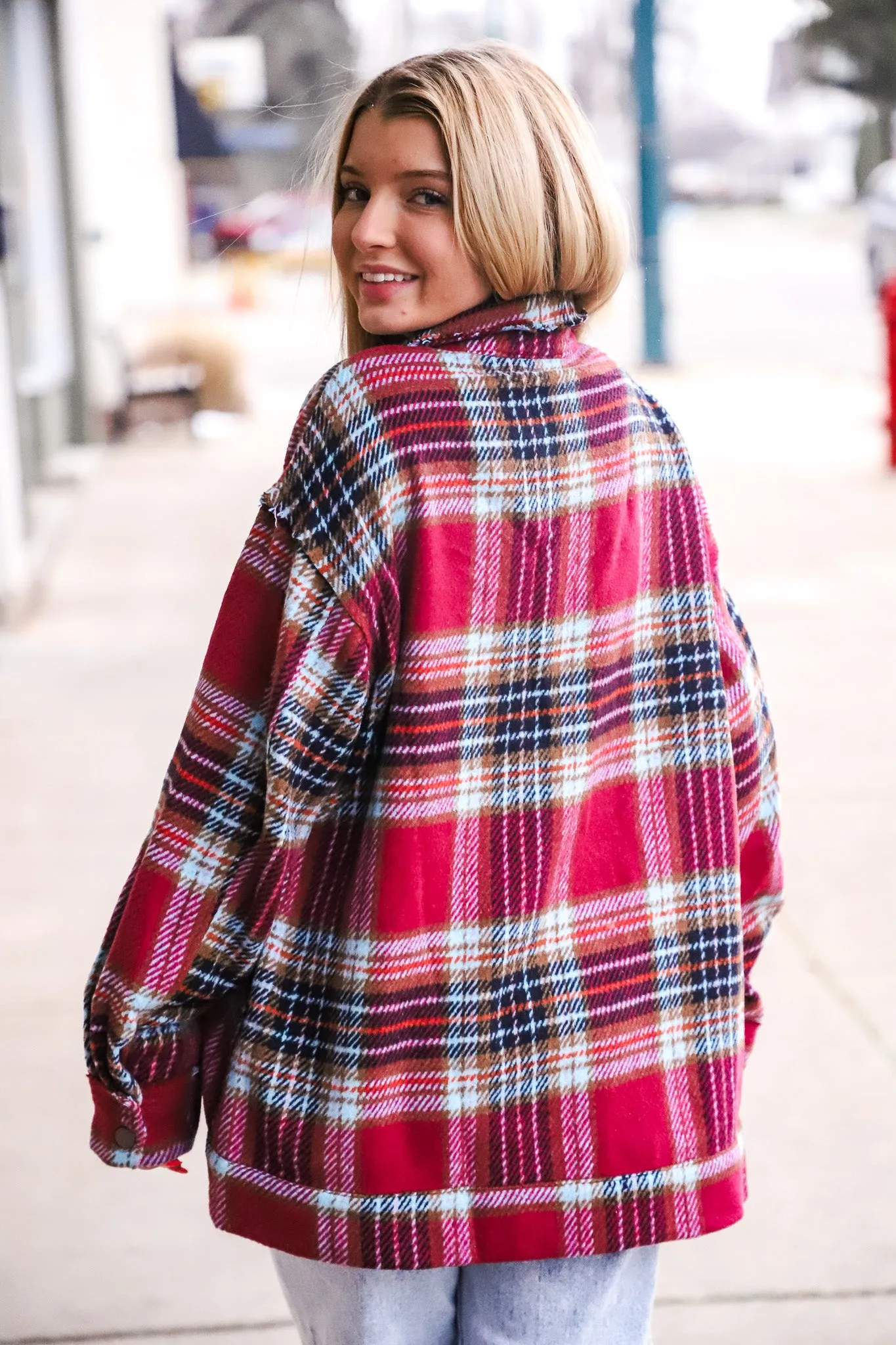 Go Your Own Way Plaid Shacket