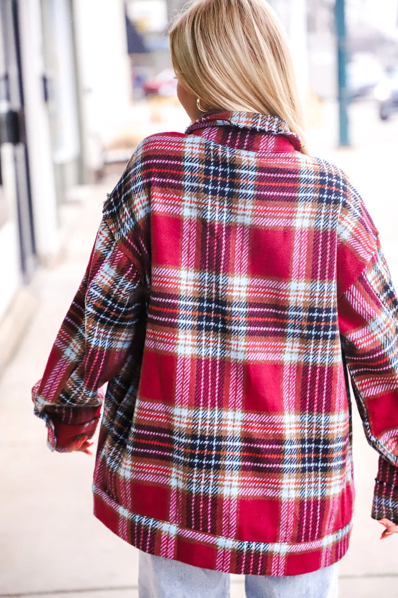 Go Your Own Way Plaid Shacket