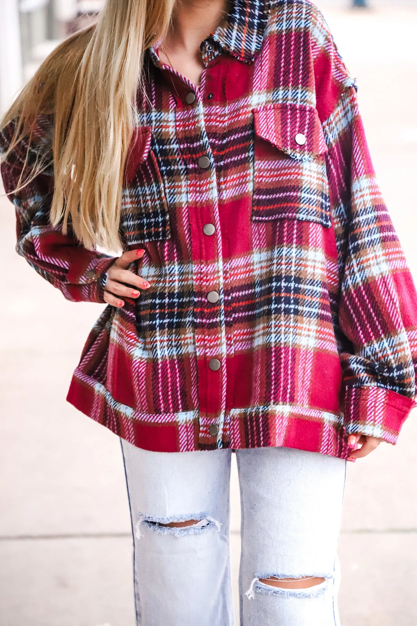 Go Your Own Way Plaid Shacket