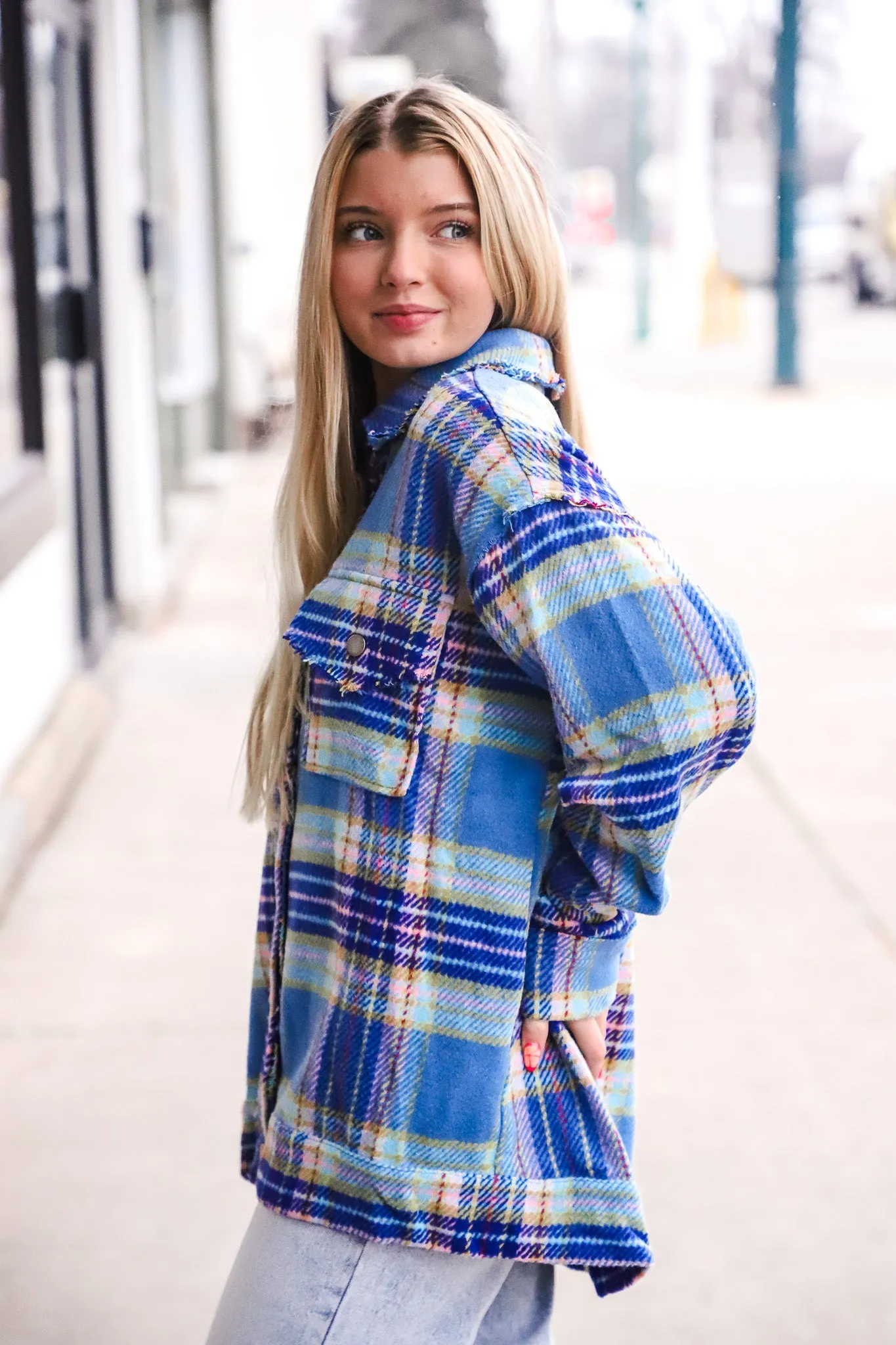 Go Your Own Way Plaid Shacket