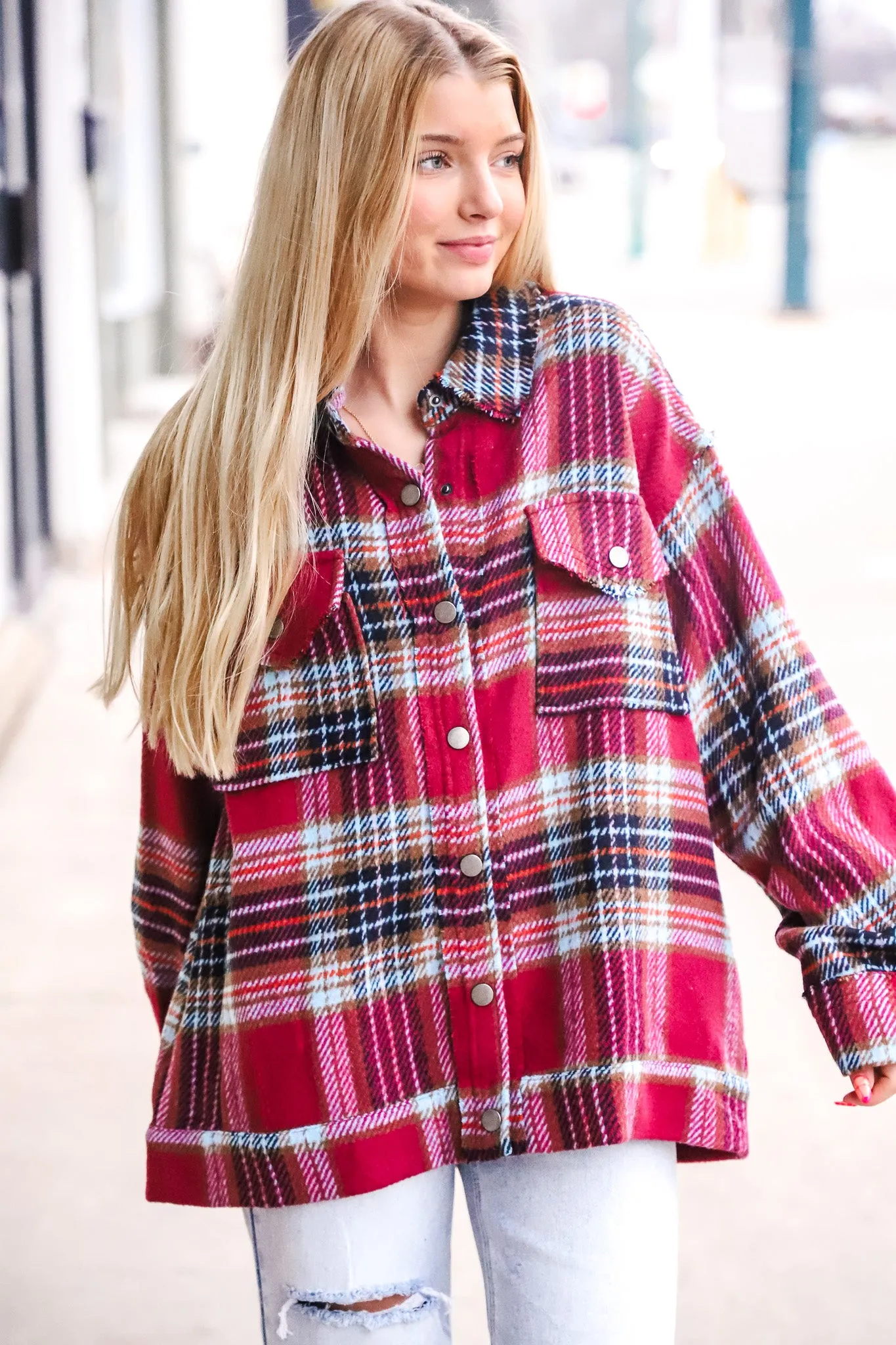 Go Your Own Way Plaid Shacket