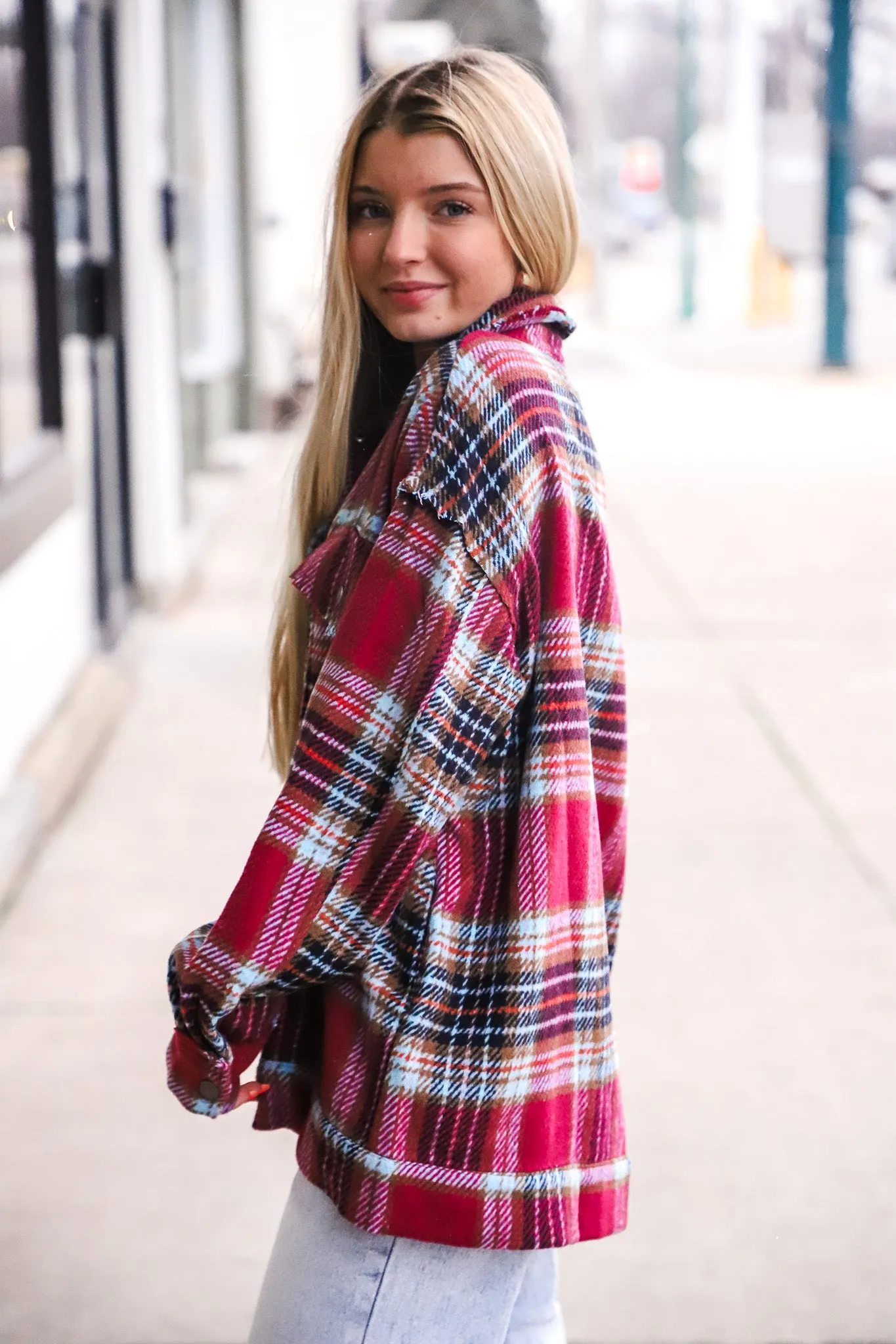 Go Your Own Way Plaid Shacket