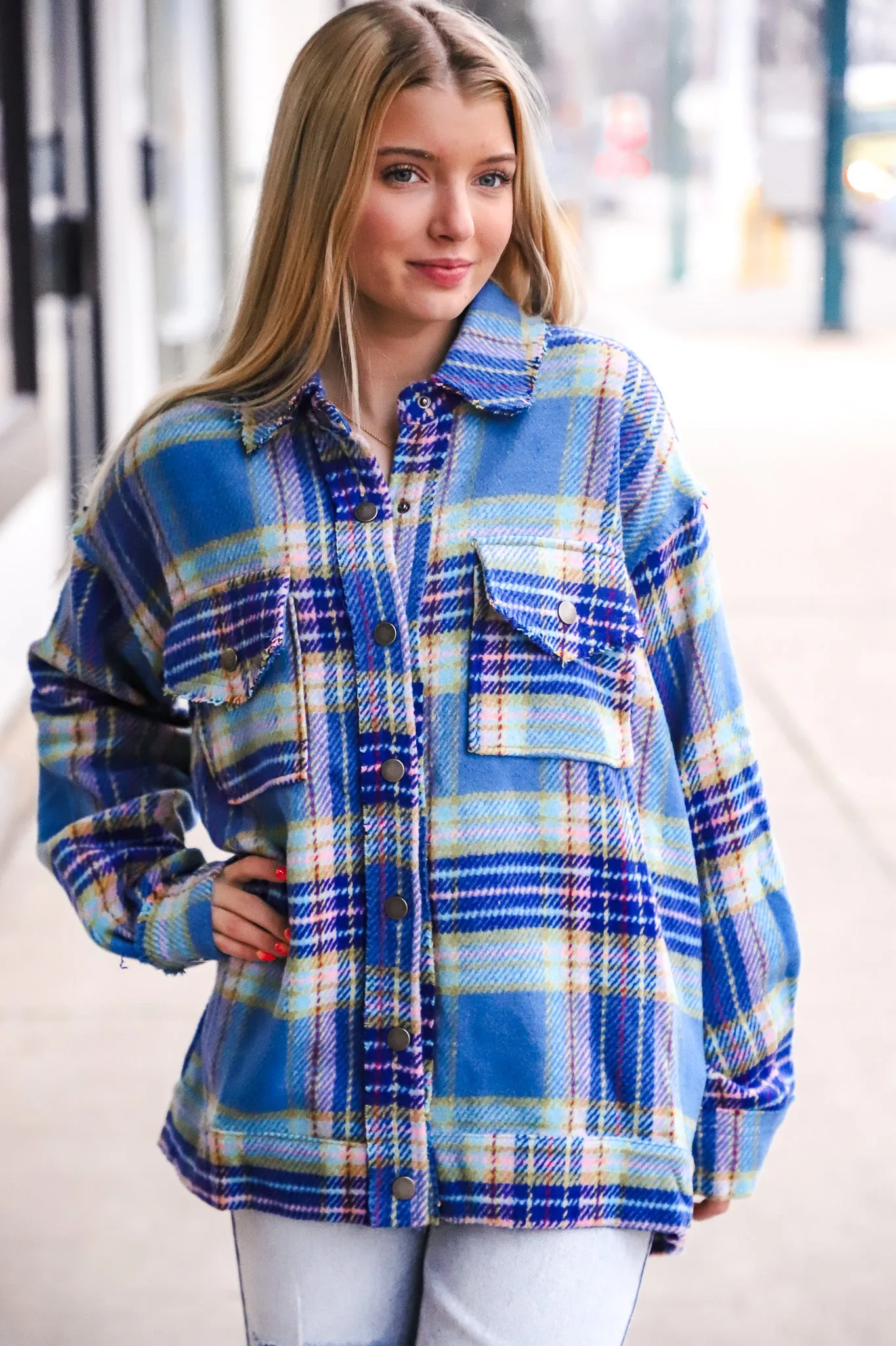 Go Your Own Way Plaid Shacket