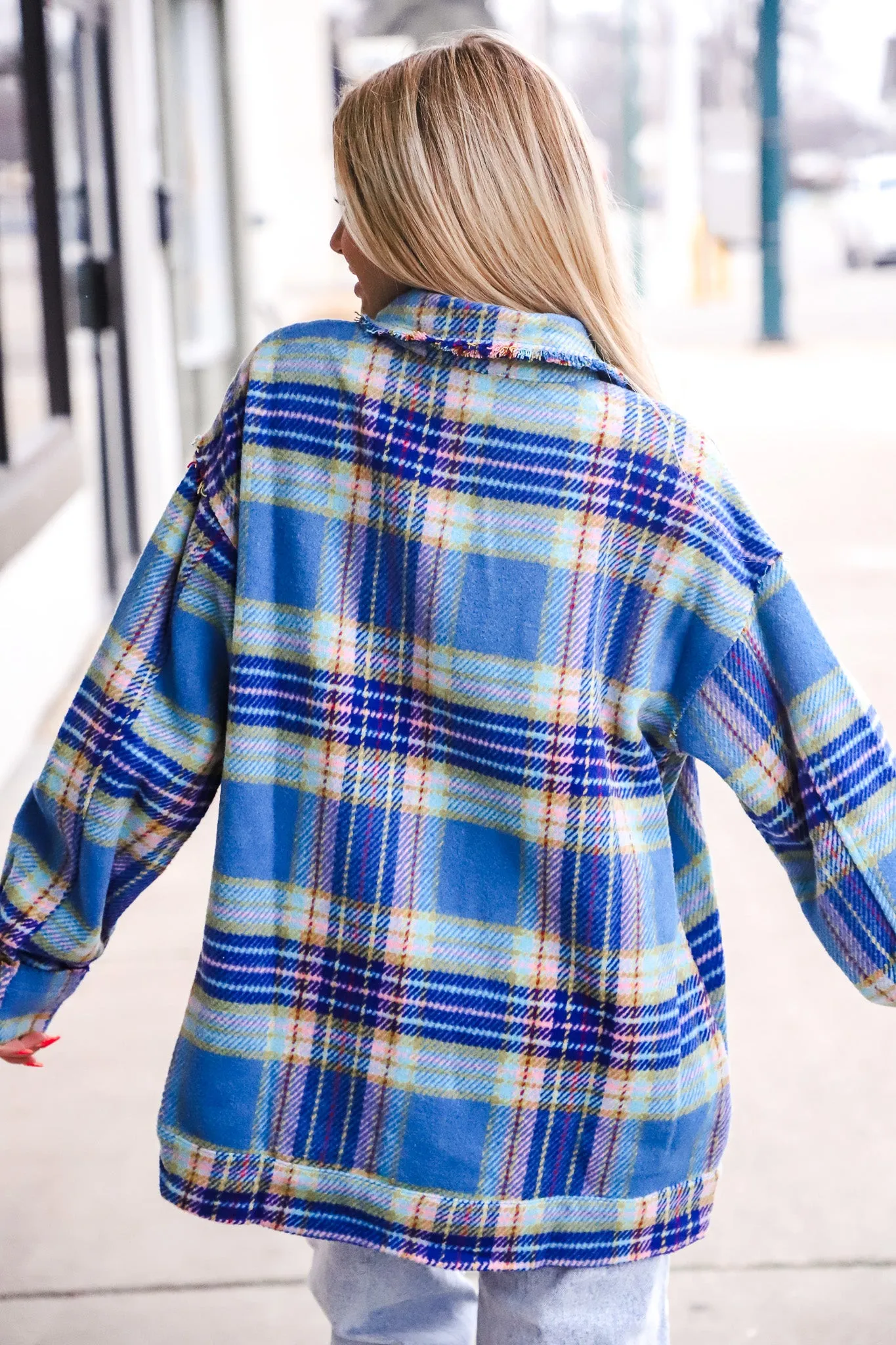Go Your Own Way Plaid Shacket