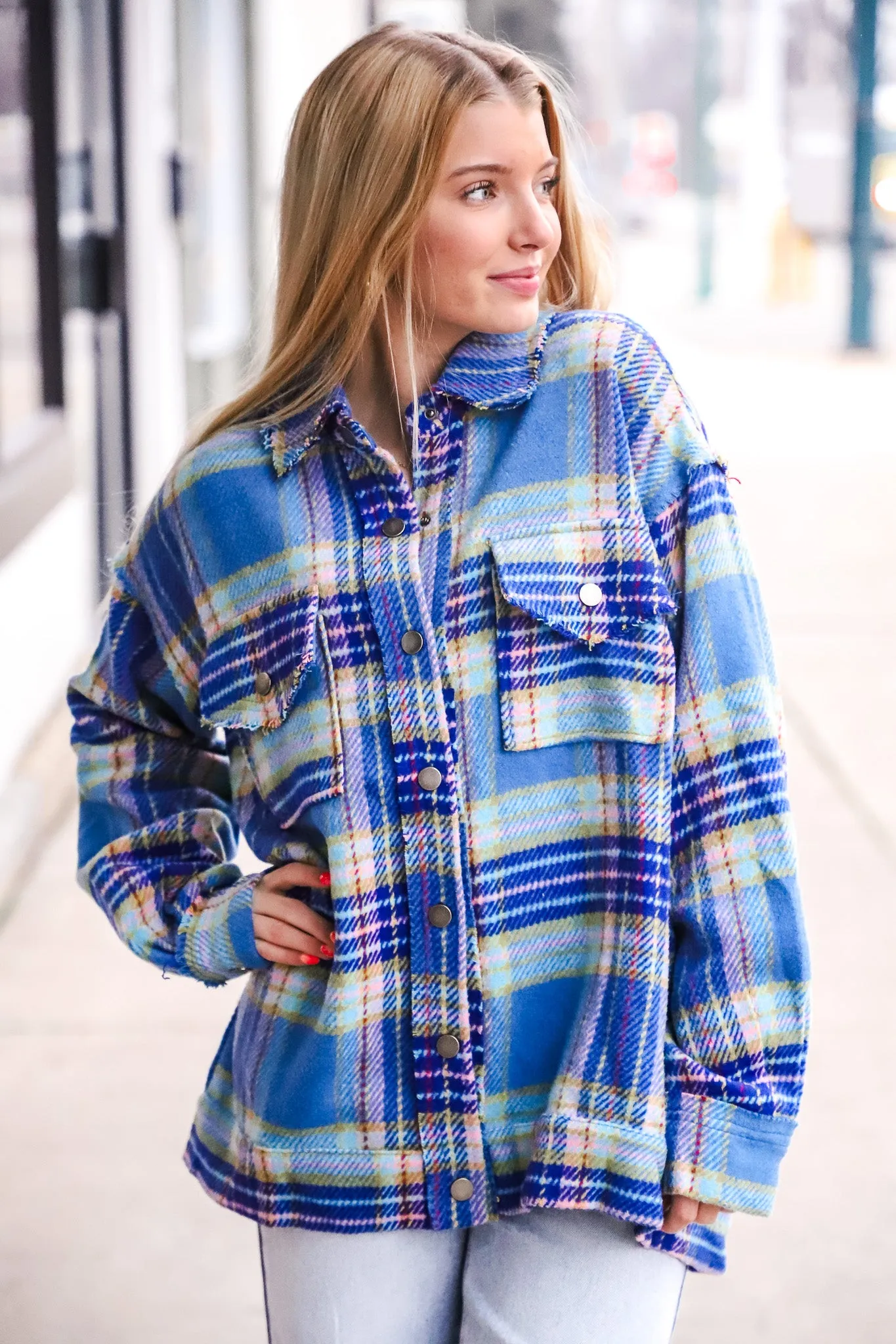 Go Your Own Way Plaid Shacket