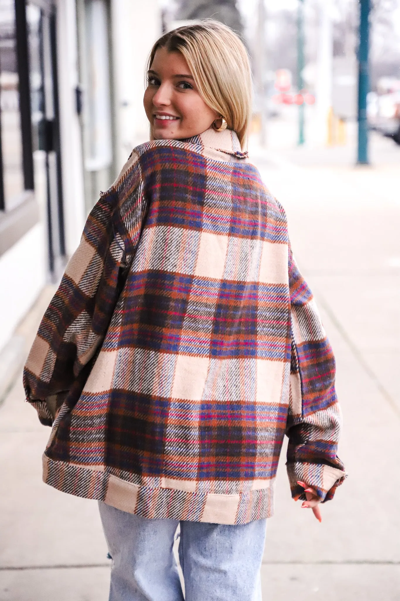 Go Your Own Way Plaid Shacket