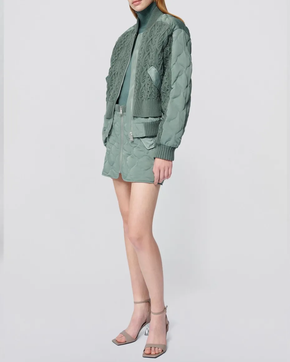 Green Rollins Bomber Jacket
