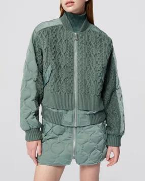 Green Rollins Bomber Jacket