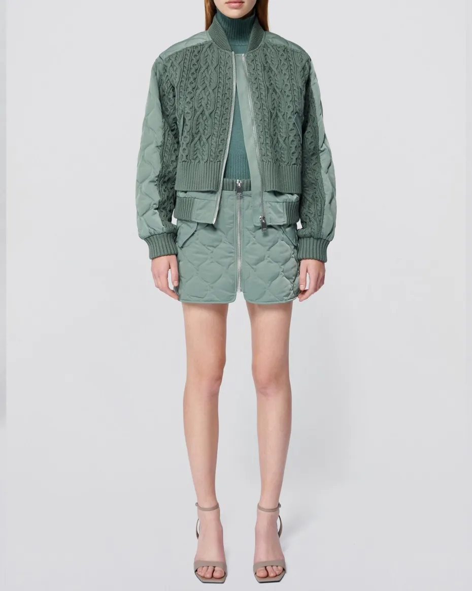 Green Rollins Bomber Jacket