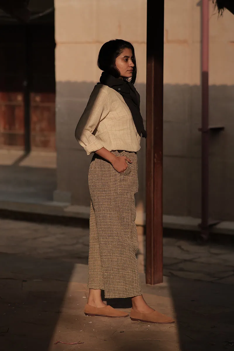 Handwoven Desi wool Checks pant