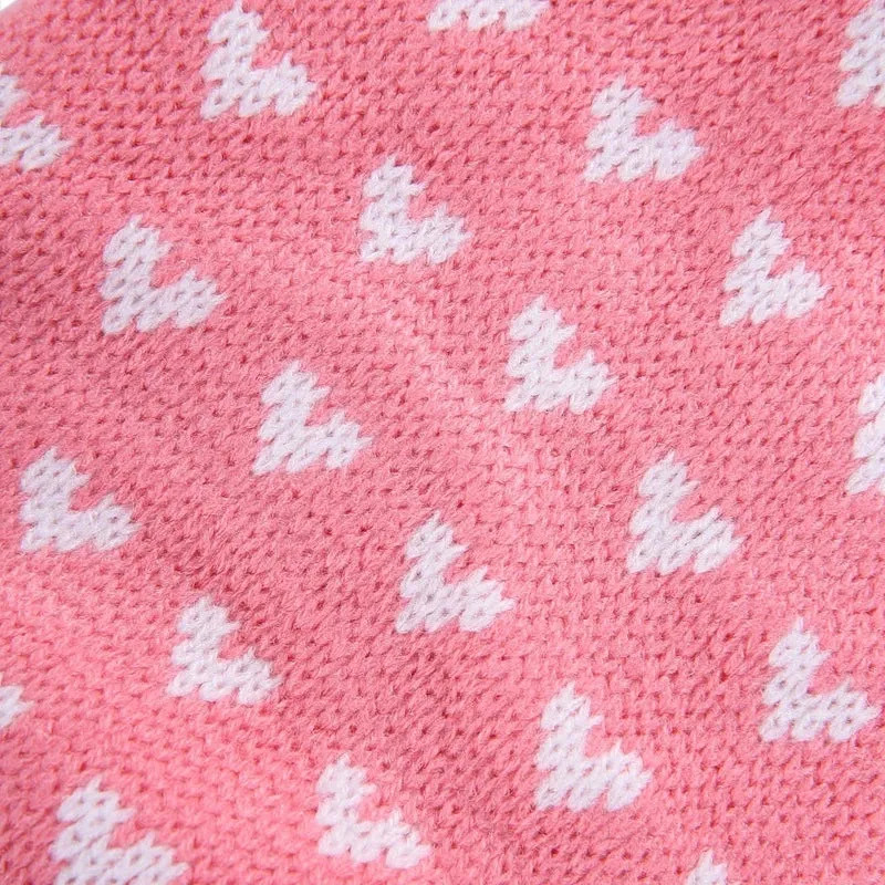 Hearts Dog Sweater Dress