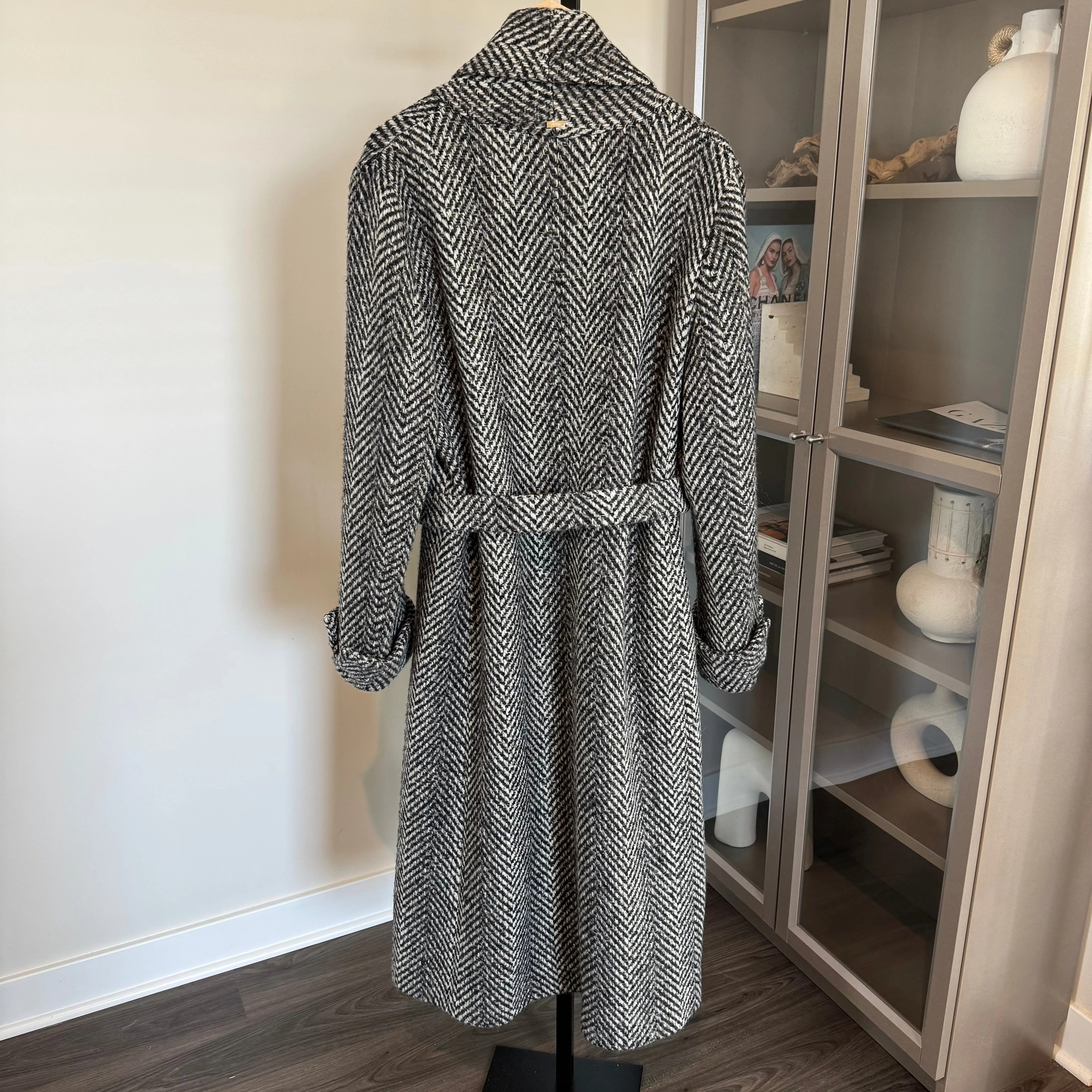 Herno Wool Belted Maxi Coat