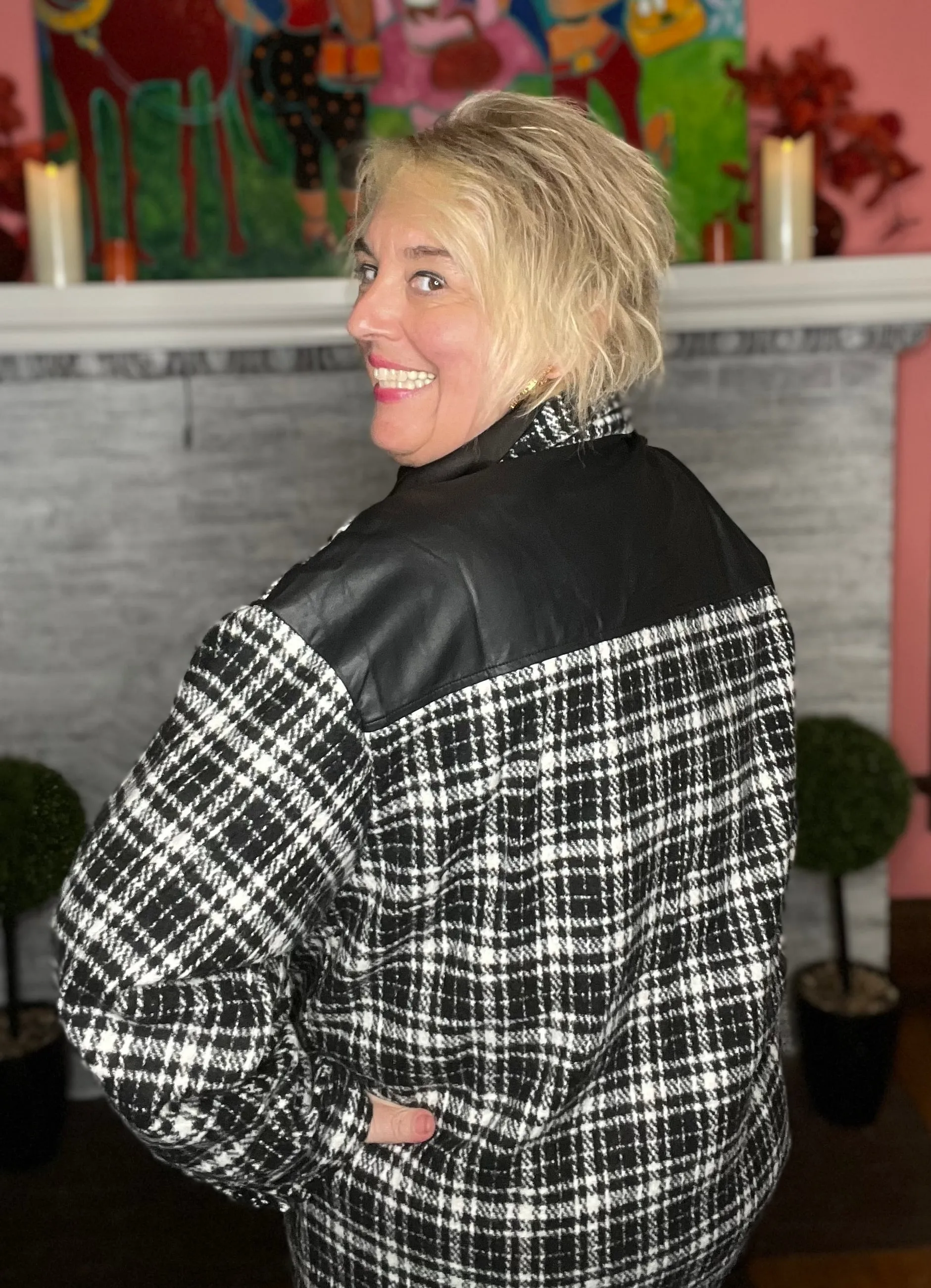 Hit The Streets Plaid Shacket