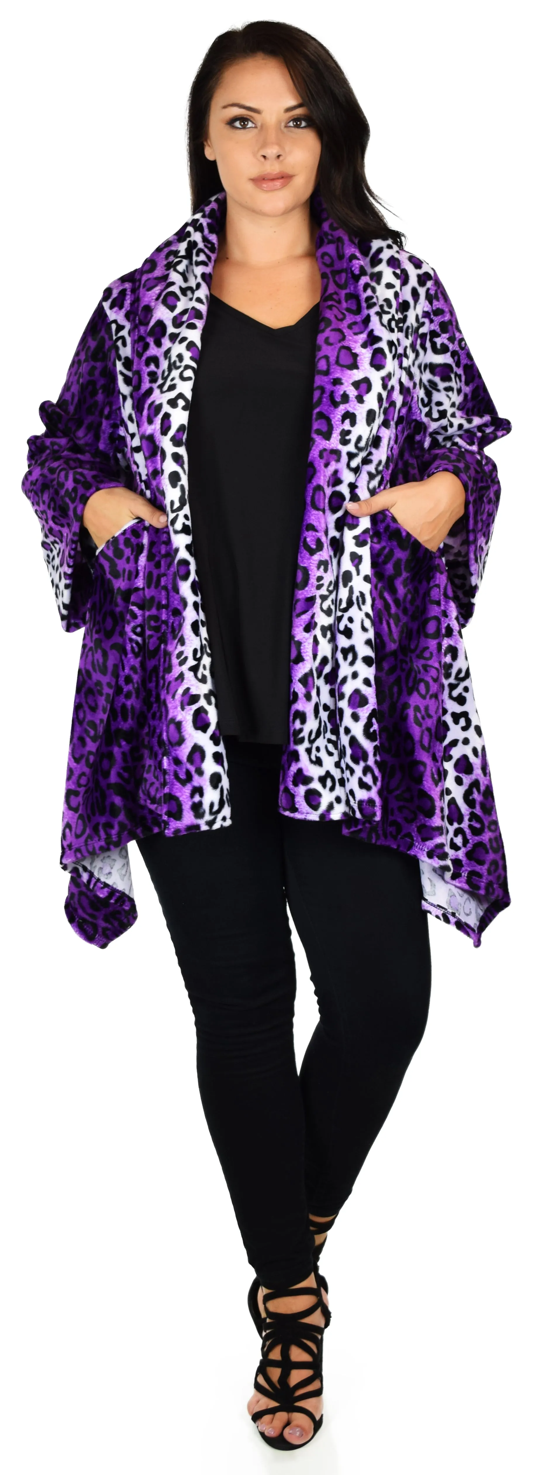 Made in USA, Ultimate Travelers Jacket, Plus Size Jacket, Velvet Duster, Winter jacket, Animal Print Jacket