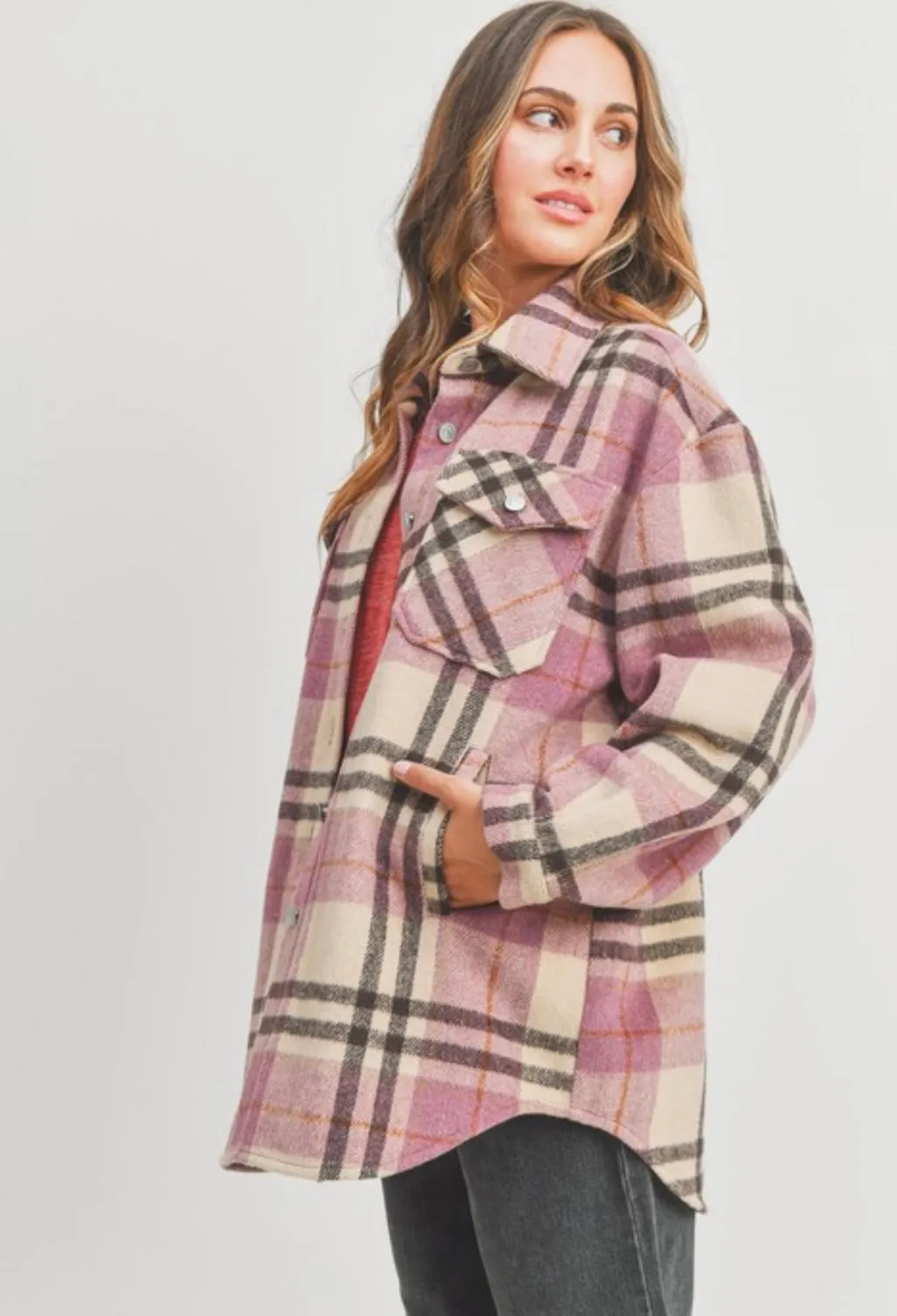 Mauve Shacket