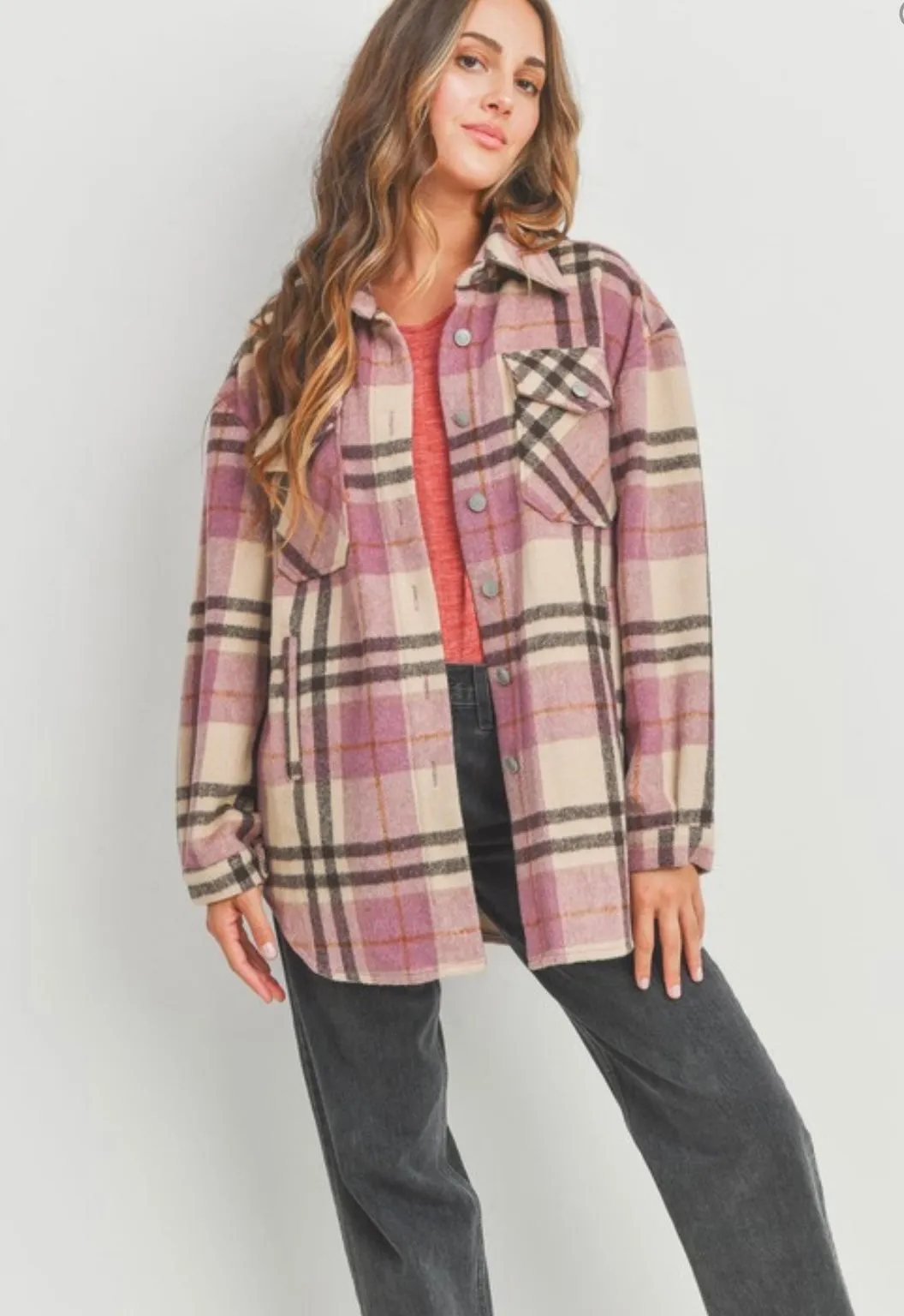 Mauve Shacket