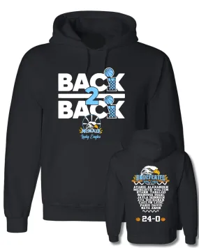 McNair Jr High - Basketball Championship  Pullover Cotton Blend Hoodie