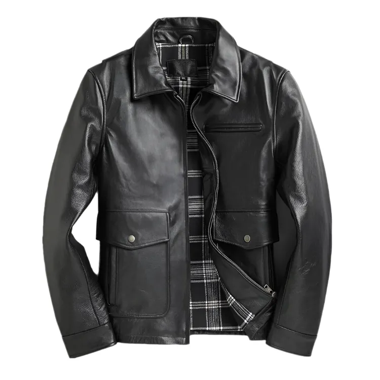 Men's Genuine Leather Jacket