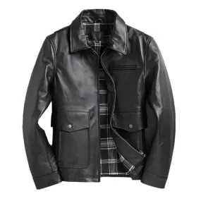 Men's Genuine Leather Jacket