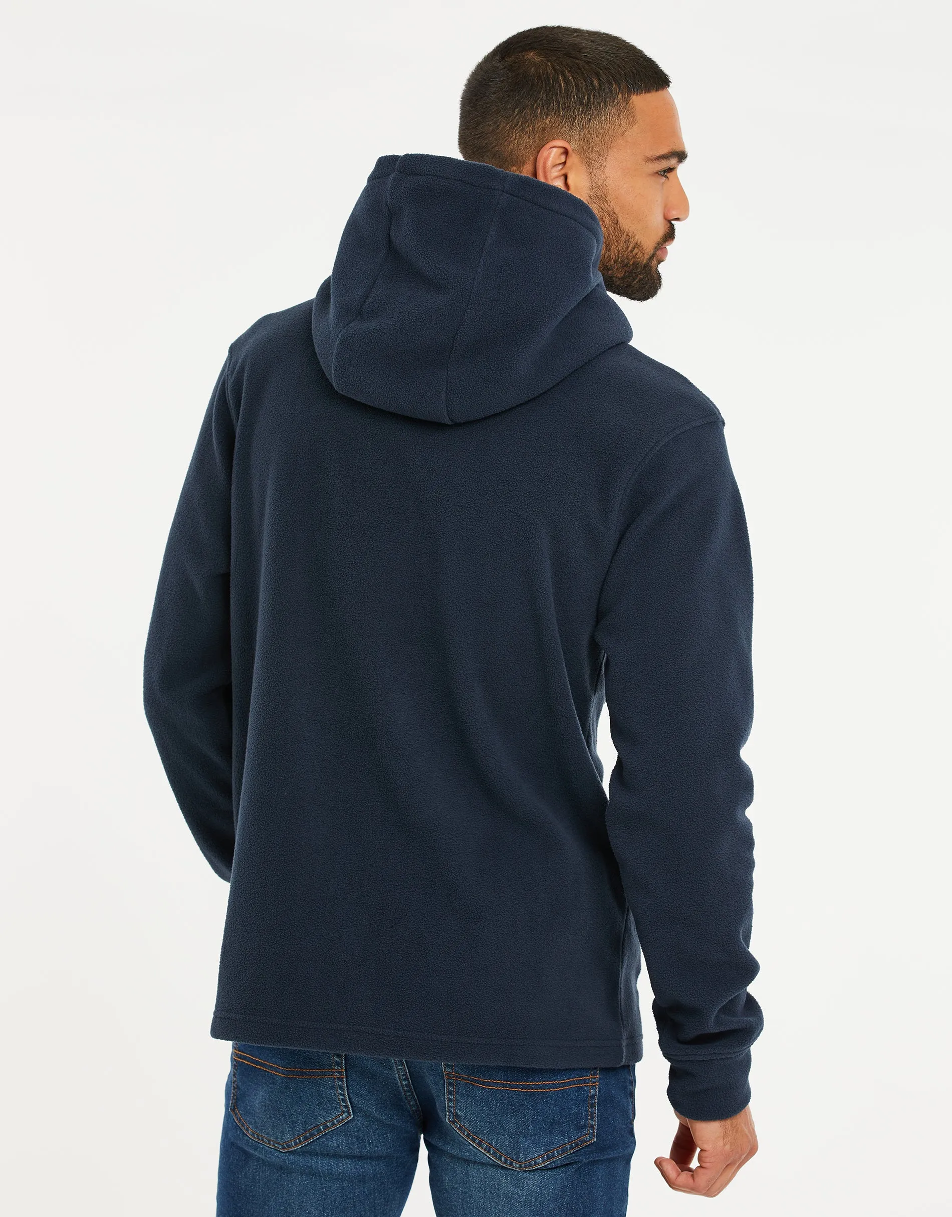 Men's Navy Fitness Pullover Hoodie