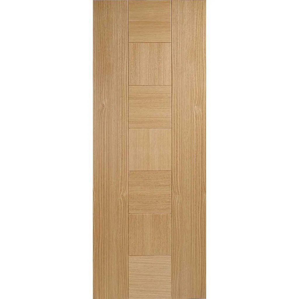 Minimalist Wardrobe Door & Frame Kit - Four Catalonia Flush Oak Doors - Prefinished