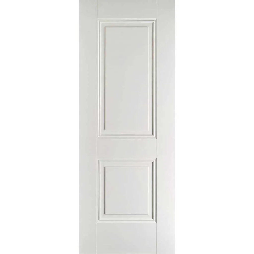 Minimalist Wardrobe Door & Frame Kit - Three Arnhem 2 Panel Doors - White Primed