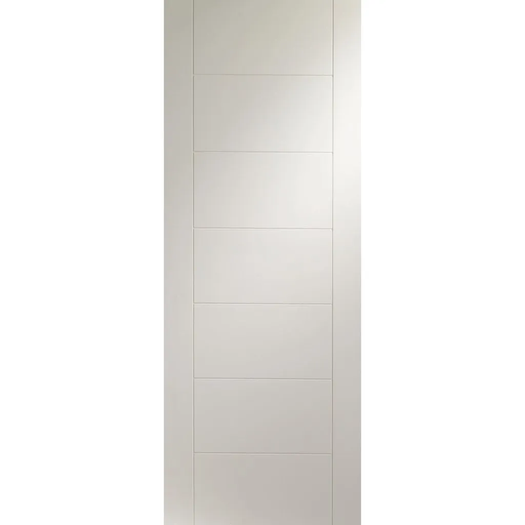 Minimalist Wardrobe Door & Frame Kit - Three Palermo Flush Doors - White Primed