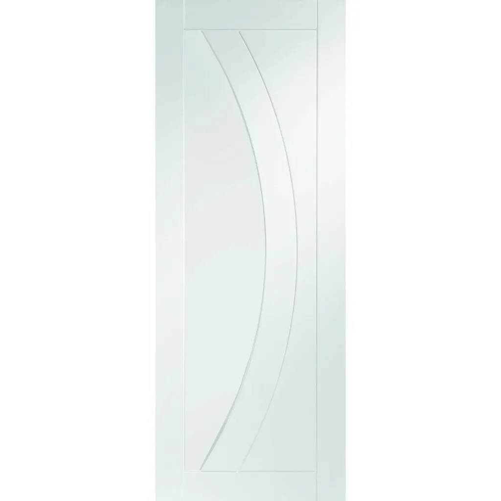 Minimalist Wardrobe Door & Frame Kit - Three Salerno Flush Doors - White Primed